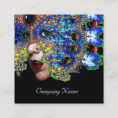 Carte De Visite Carré RUBY EPHÉMERAL / Beauté, Salon, Spa, Maquillage (Dos)