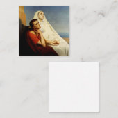 Carte De Visite Carré Saint Augustin et Sainte Monique (Devant / Derrière)