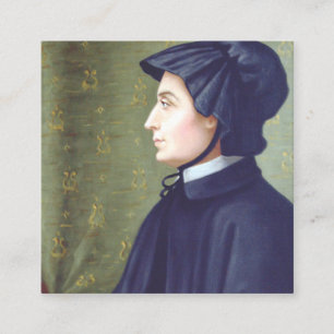 Carte De Visite Carré Saint Elizabeth Ann Seton