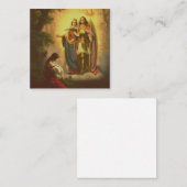 Carte De Visite Carré Saint Jeanne d'Arc (Devant / Derrière)