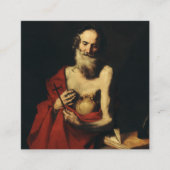 Carte De Visite Carré Saint Jérôme par Jusepe de Ribera (Devant)