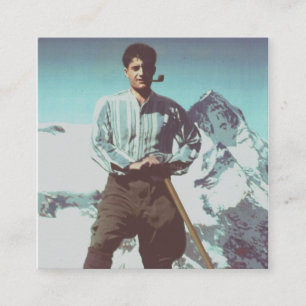 Carte De Visite Carré Saint Pier Giorgio Frassati Classique Religieux