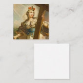 Carte De Visite Carré Sainte-Hélène de Constantinople avec croix (Devant / Derrière)