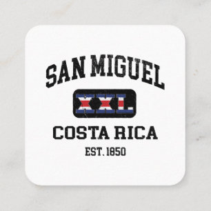 Carte De Visite Carré San Miguel, Costa Rica - XXL Athlétique