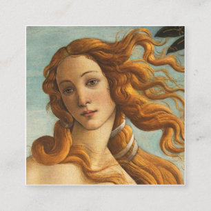 Carte De Visite Carré Sandro Botticelli Birth Of Vénus
