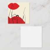 Carte De Visite Carré secret (Devant / Derrière)