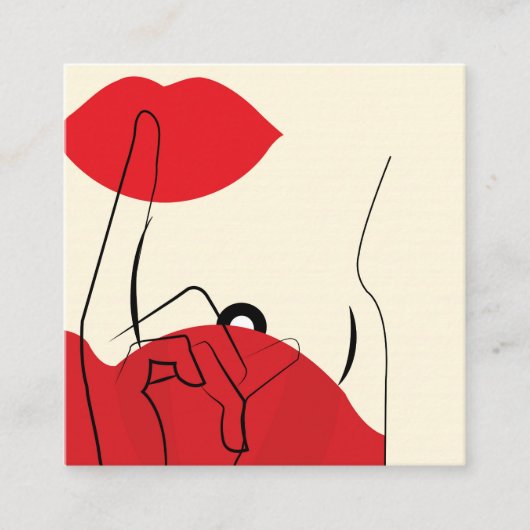 Carte De Visite Carré secret (Devant)