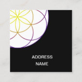 Carte De Visite Carré Seed of life (Dos)