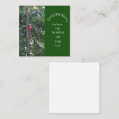 Carte De Visite Carré Service d'arborescence (Devant / Derrière)