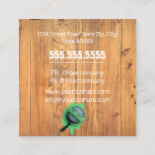 Carte De Visite Carré Service de peinture professionnelle (Dos)