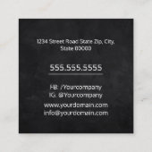 Carte De Visite Carré Service de soudure / soudure (Dos)