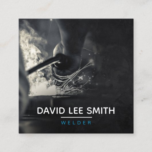 Carte De Visite Carré Service de soudure / soudure (Devant)