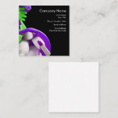 Carte De Visite Carré Service moderne de nettoyage (Devant / Derrière)