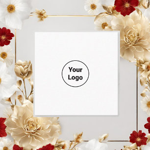 CARTE DE VISITE CARRÉ SIMPLE MINIMAL AJOUTER VOTRE LOGO TEXTE PERSONNALI