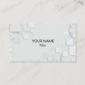 Carte De Visite Carré simple moderne (Devant)