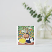 Carte De Visite Carré Sino Soviet (Debout devant)