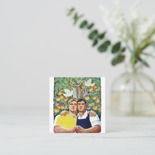 Carte De Visite Carré Sino Soviet (Debout devant)