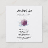 Carte De Visite Carré *~* Sky Cosmo Stars Abstrait Aquarelle Univers (Dos)