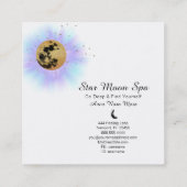 Carte De Visite Carré *~* Sky Cosmos Universe Stars Luna Moon (Dos)