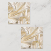 Carte De Visite Carré Soie non blanche (Devant / Derrière)