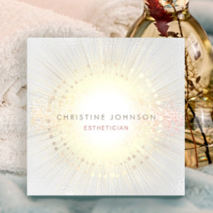 Carte De Visite Carré soin élégant