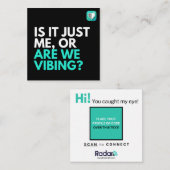 Carte De Visite Carré Sommes-nous en train de vider 2,0 (Devant / Derrière)