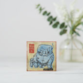 Carte De Visite Carré Space dog (Debout devant)