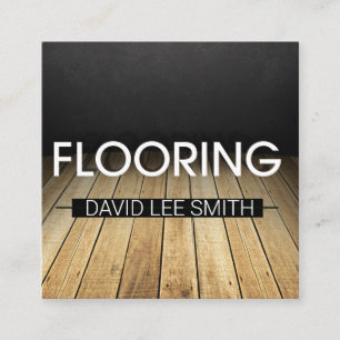 Carte De Visite Carré Spécialiste du bois de plancher