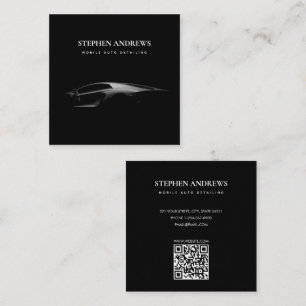 Carte De Visite Carré Sports Auto Détail Nettoyage de voiture Réparation