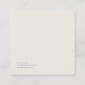 Carte De Visite Carré Spring Mountain Gold Frame Floral Landscape (Dos)