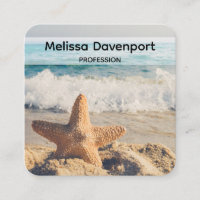 Starfish sur une plage de sable Photo