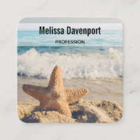 Starfish sur une plage de sable Photo