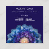 Carte De Visite Carré Starlight Mandala (Dos)