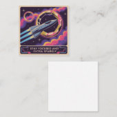 Carte De Visite Carré Stay Focused And Extra Sparkly (Devant / Derrière)