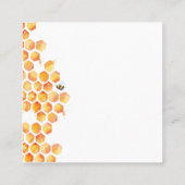 Carte De Visite Carré Sweet As Can Beaver Raffle Game Card (Dos)