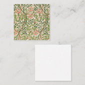 Carte De Visite Carré Sweet Briar William Morris (Devant / Derrière)