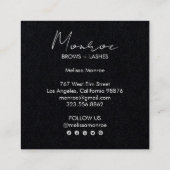 Carte De Visite Carré Sweet Sunshine Boho Line Art Grey Social Media (Dos)