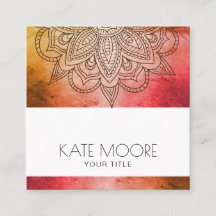 Symbole métallique de mandala holistique