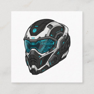 Carte De Visite Carré T-Shirt Graphique pour Joueur de Sci-Fi Pilote de