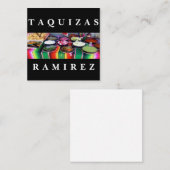 Carte De Visite Carré taquizas Ramirez (Devant / Derrière)