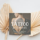 Carte De Visite Carré Tattoo Professional Photo Aftercare Instructions