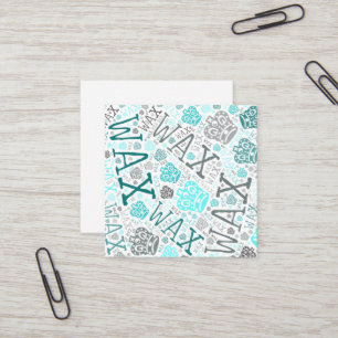 Carte De Visite Carré Technologie de cire