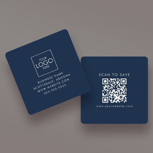 Carte De Visite Carré Téléchargez votre logo générateur de code QR perso