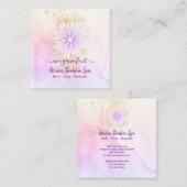 Carte De Visite Carré *~ Test de police  morgana police  (Devant / Derrière)