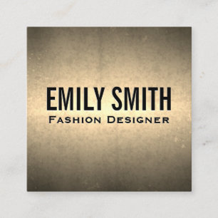 Carte De Visite Carré Texture métal or   Golden Shine