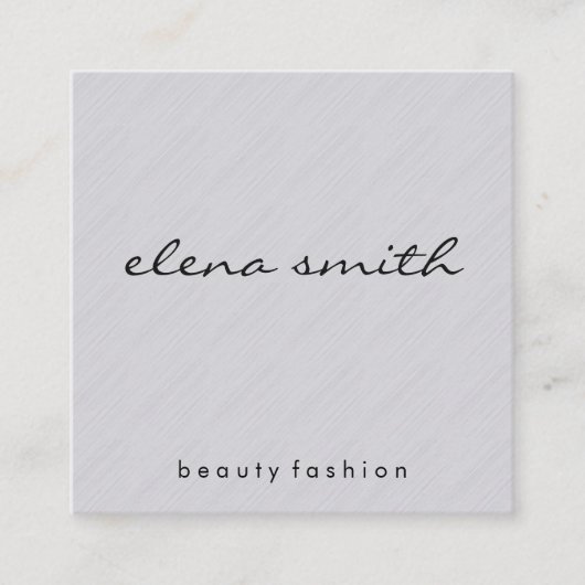 Carte De Visite Carré Texture minimaliste (Devant)