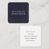 Carte De Visite Carré Texture minimaliste (Devant / Derrière)
