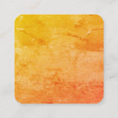 Carte De Visite Carré Texture moderne de Grunge (Dos)