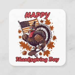 Carte De Visite Carré Thanksgiving 2023