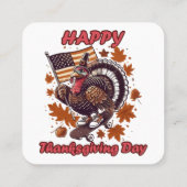 Carte De Visite Carré Thanksgiving 2023 (Dos)